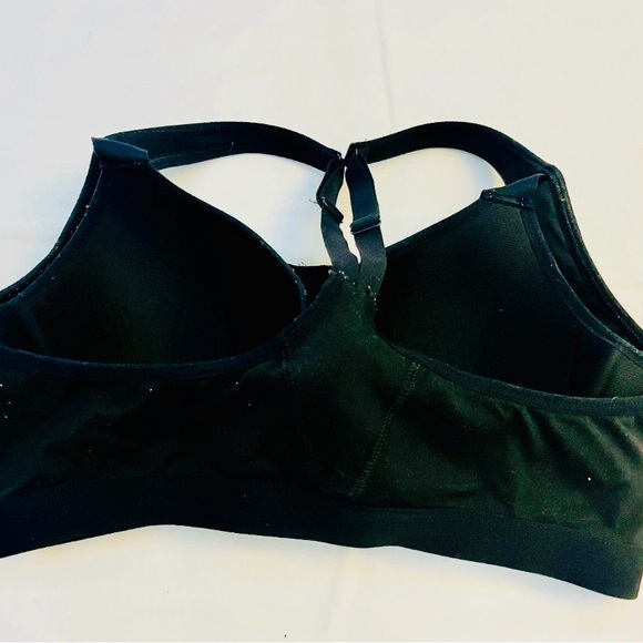 Victoria’s Secret Knockout Front-Close Sports Bra 34C Black - Picture 4 of 8